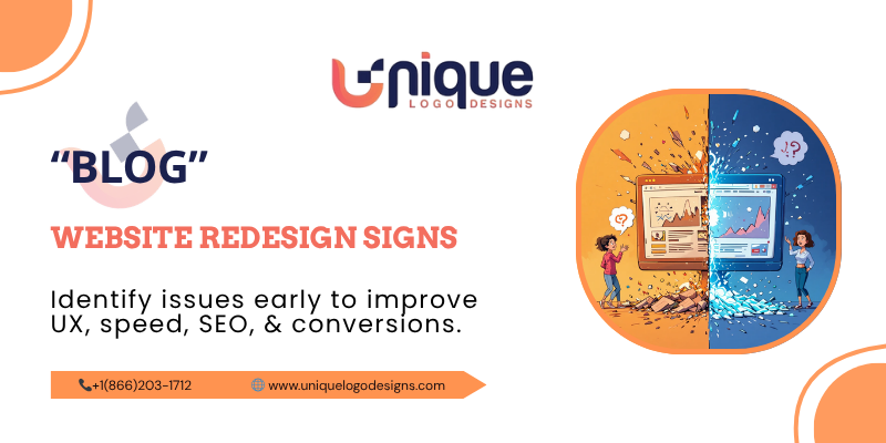 Website Redesign Signs